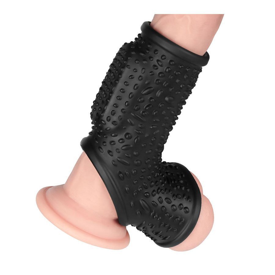 Vibruojanti penio ir sėklidžių mova „Knights Ring Drip“ - Love Toy