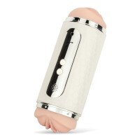 Vibruojantis dvipusis masturbatorius (pažeista pakuotė) „Electric Masturbator“ - Teazers