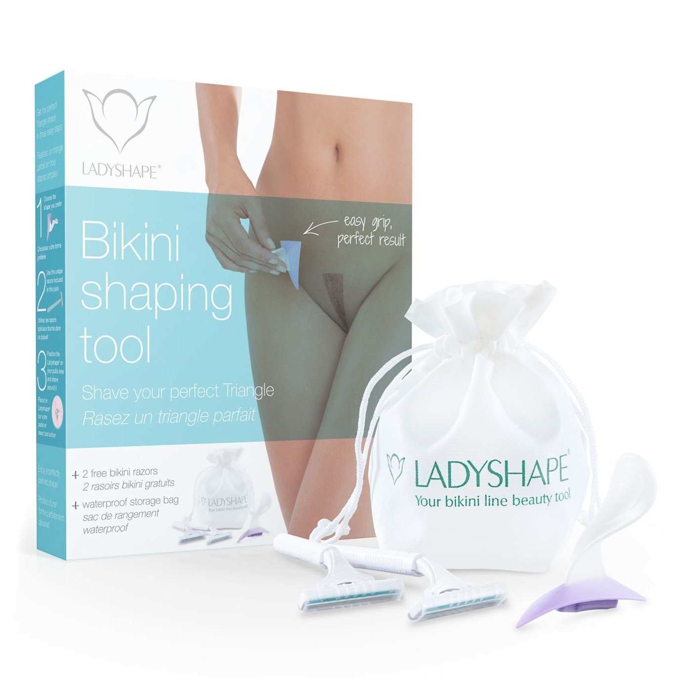 Depiliacijos rinkinys „Bikini Shaping Tool - Triangle“ - Ladyshape