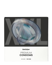 Prezervatyvai „Premium Condoms 64 mm“, 100 vnt. - Satisfyer