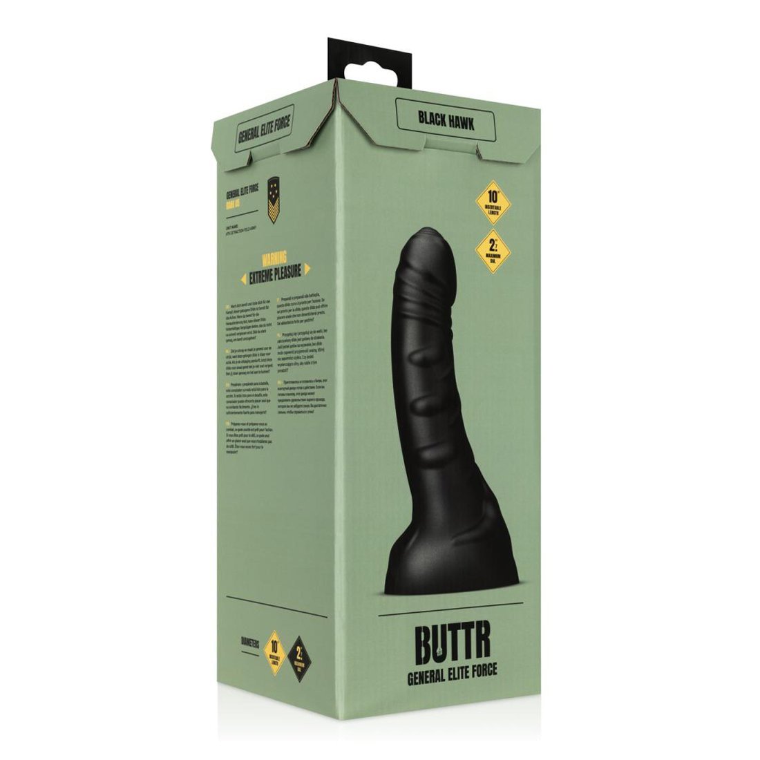 Falo imitatorius „Black Hawk“ - Buttr