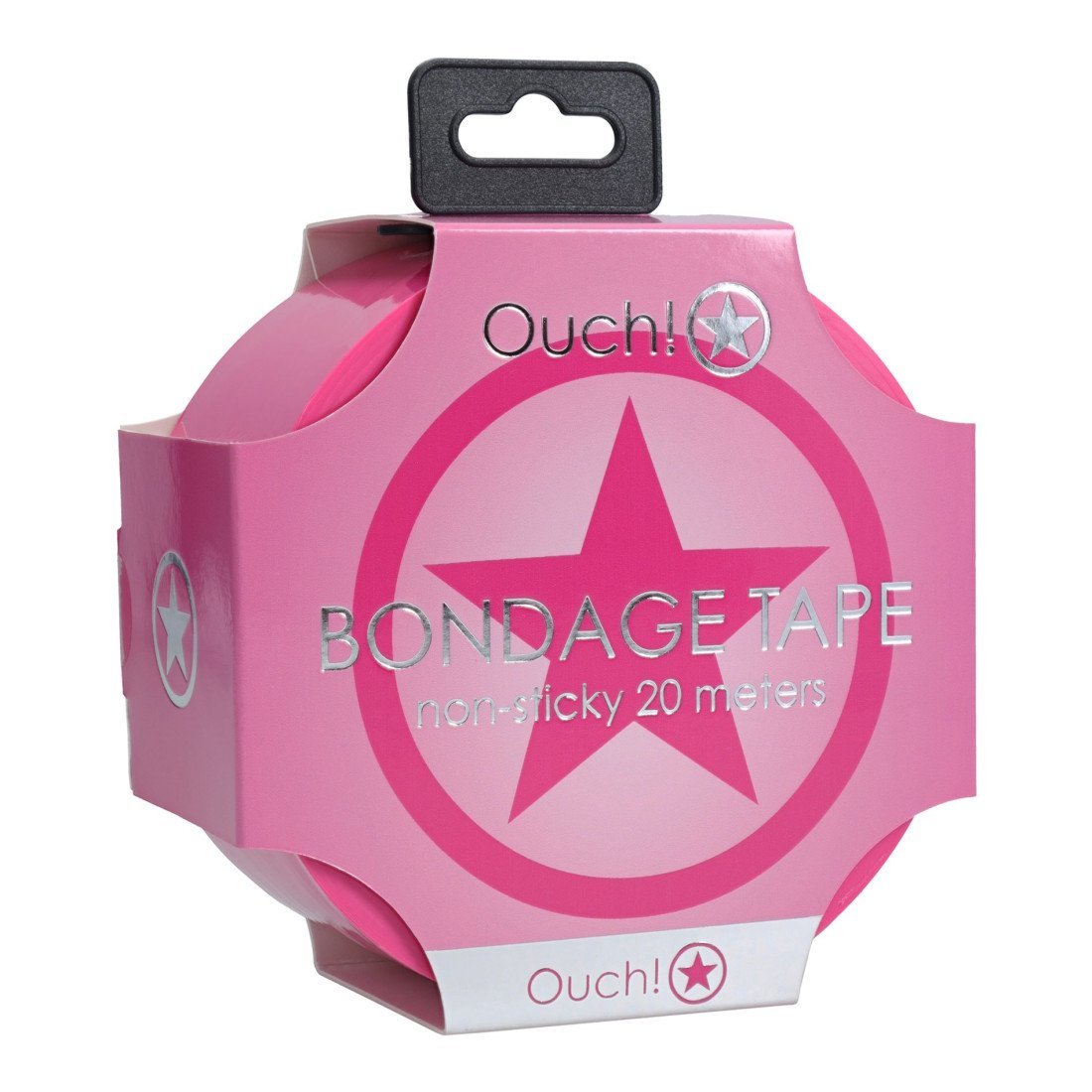 Suvaržymo juosta „Bondage Tape Pink“, 20 m - Ouch!