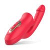 Vibratorius - stimuliatorius „Dildo with Tongue Stimulator“ - Teazers