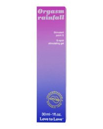 Stimuliuojantis gelis G taškui „Orgasm Rainfall“, 30 ml - Love to Love