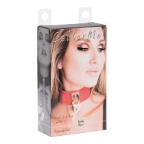 Antkaklis „Heart Lock Key Collar“ - Kinky Diva