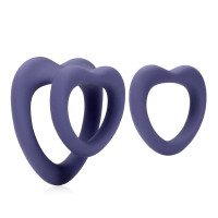 Penio žiedų rinkinys „Heart Cockring Set“ - Loveline