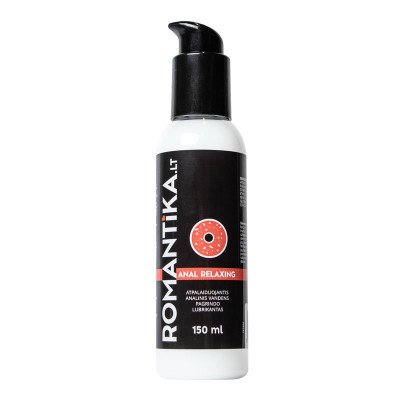 Atpalaiduojantis analinis vandens pagrindo lubrikantas „Romantika Anal Relax“, 150 ml - Romantika.lt