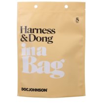 Strap-on dildo „Harness & Dong in a Bag“ - Doc Johnson
