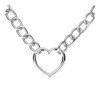 Antkaklio ir pavadėlio rinkinys „Heart Collar“ - Bedroom Fantasies