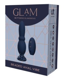 Vibruojantis analinis kaištis „Glam Beaded Anal Vibe“ - Dream Toys