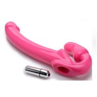 Vibruojantis strap-on dildo be dirželių „Revolver Slim“ - Strap U