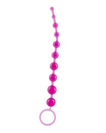 Analiniai karoliukai „Basic Anal Beads Pink“ - Crushious