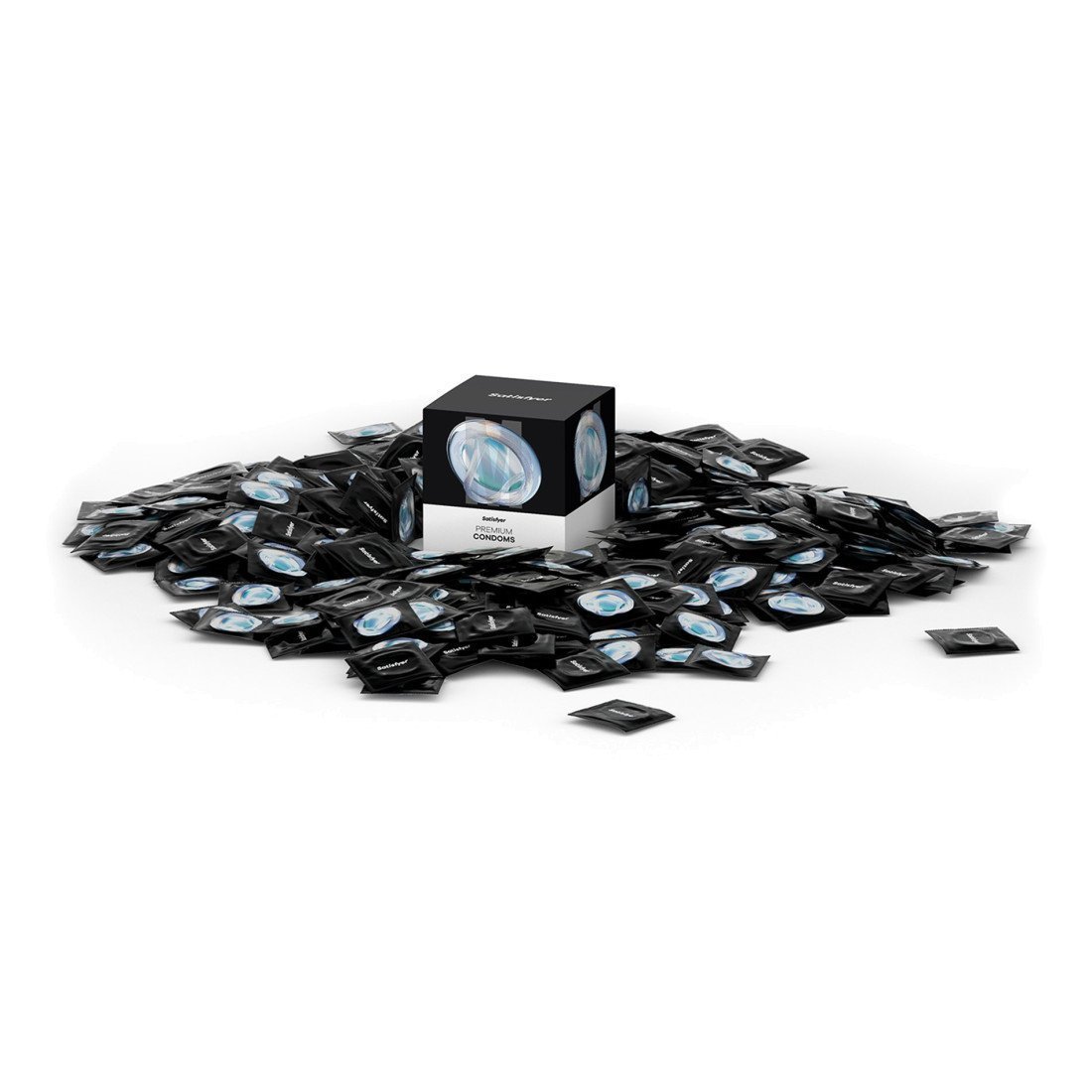 Prezervatyvai „Premium Condoms 53 mm“, 100 vnt. - Satisfyer