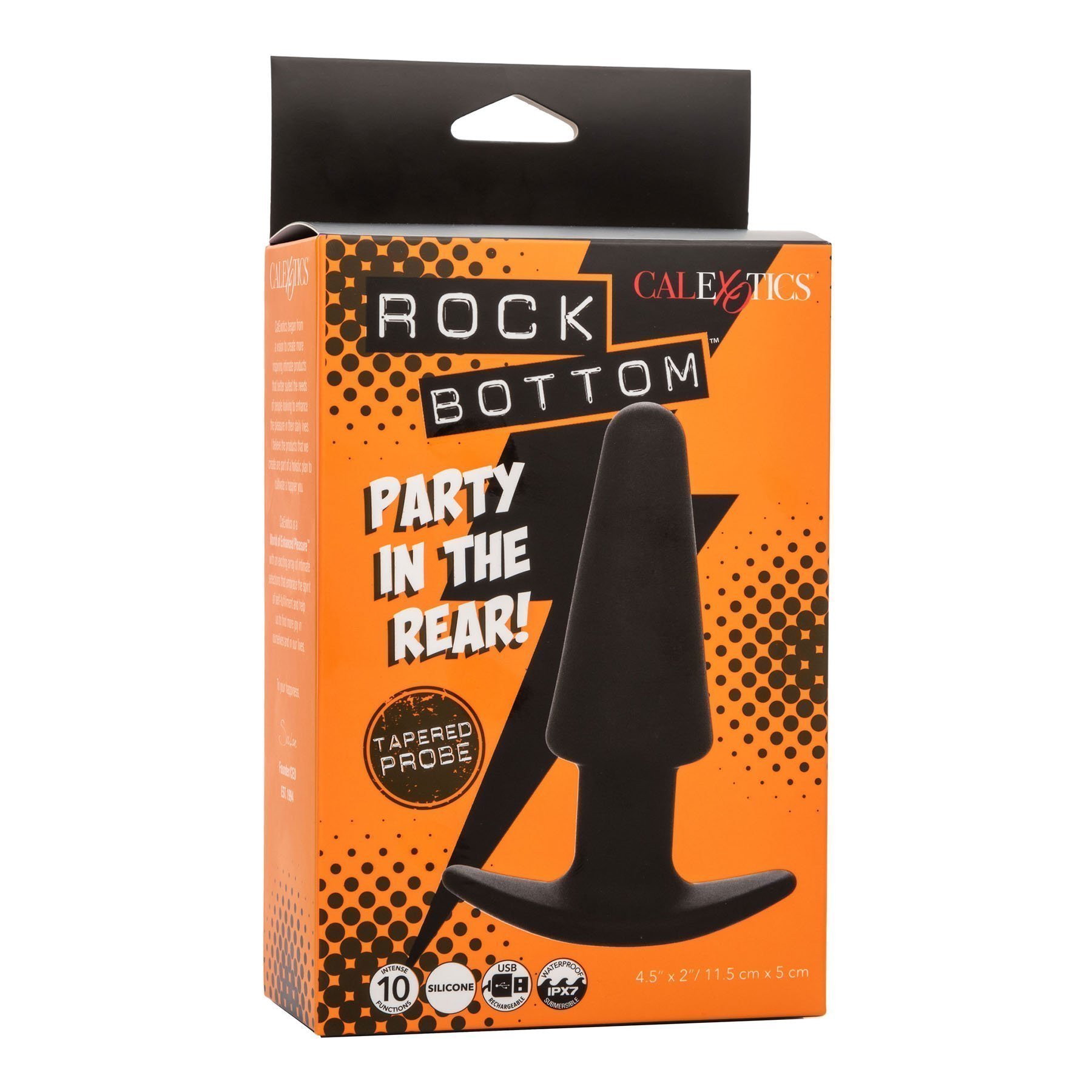 Vibruojantis analinis kaištis „Rock Bottom Tapered Probe“ - CalExotics