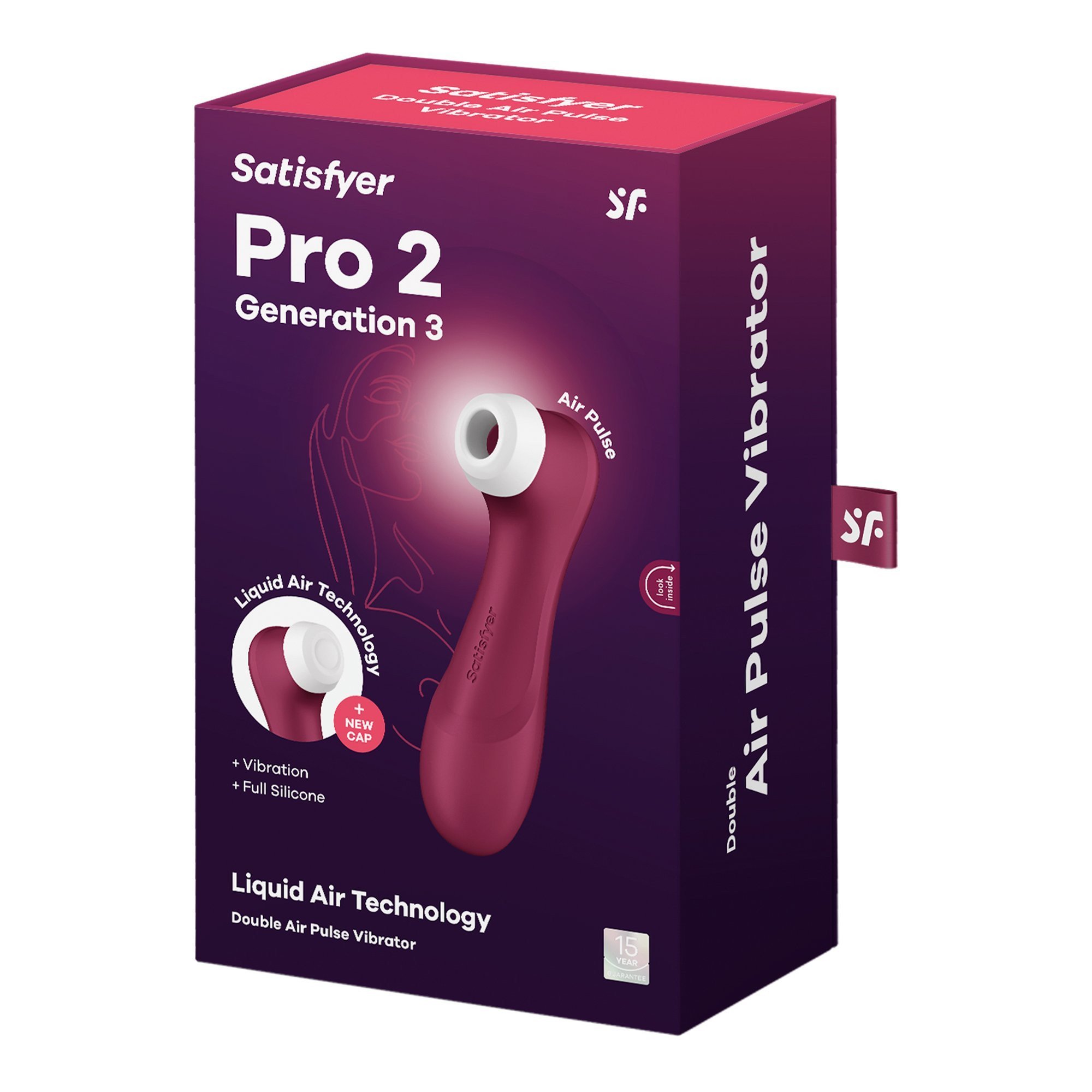 Išmanusis vibruojantis klitorinis stimuliatorius „Pro 2 Generation 3“ - Satisfyer