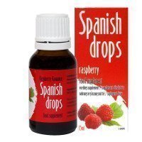 Maisto papildas vyrams ir moterims „Spanish Drops Raspberry“, 15 ml - Cobeco Pharma
