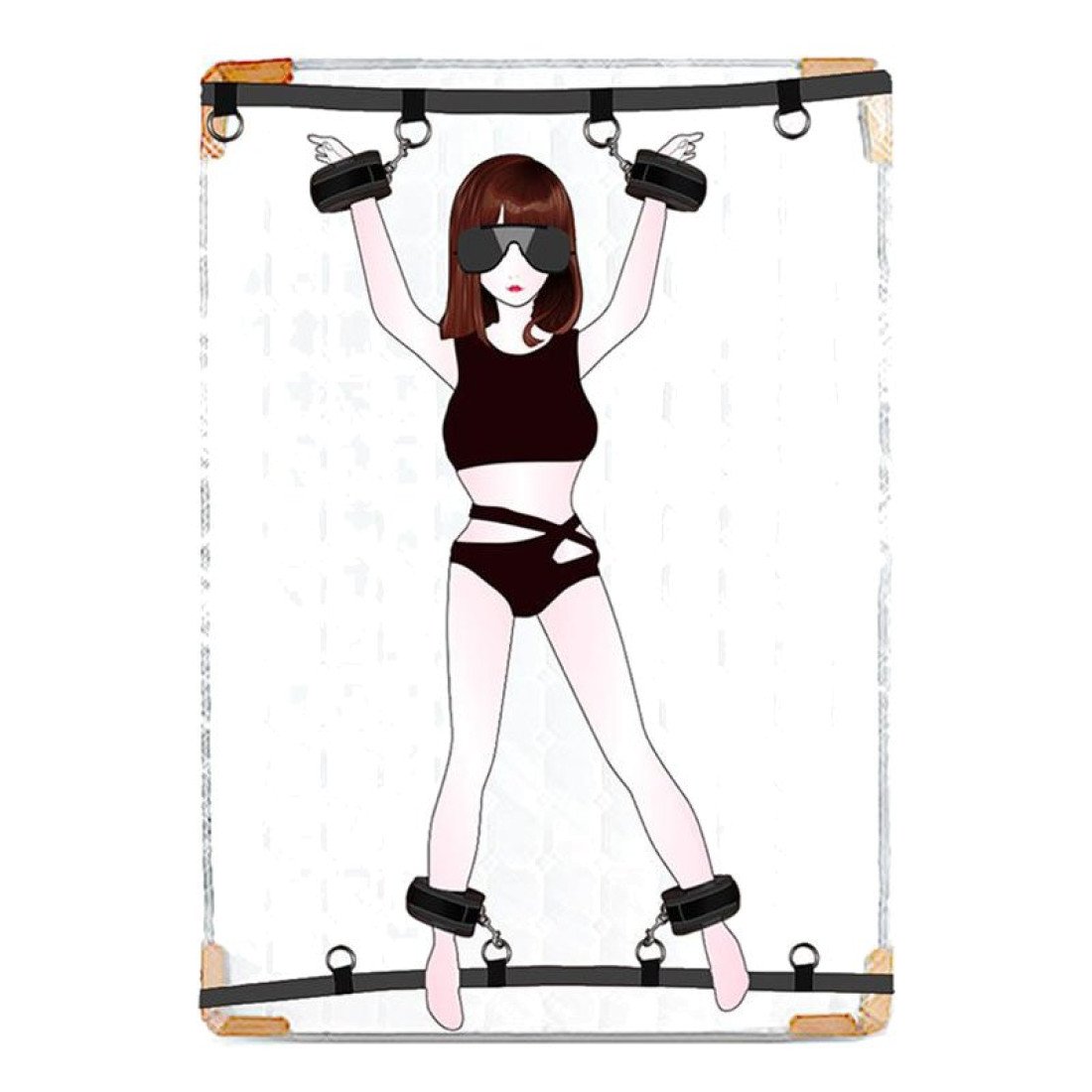 Suvaržymo sistema lovai „Bed Restraints 4 Attachment Points“ - Latetobed