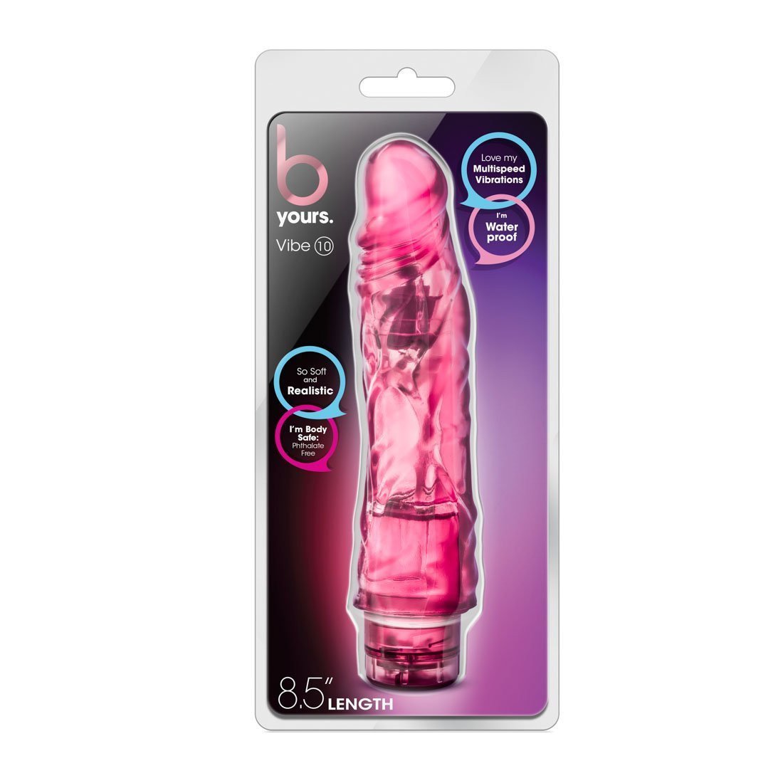 Vibruojantis dildo „B Yours Vibe Nr. 10“ - Blush