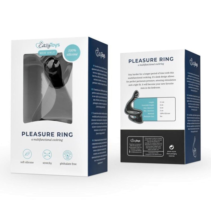 Penio ir sėklidžių žiedas „Pleasure Ring“ - EasyToys