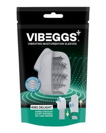 Vibruojantis masturbatorius „Ribs Delight“ - Vibeggs