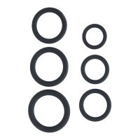 Penio žiedų rinkinys „Classic Silicone Cockring Set“