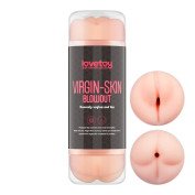 Dvipusis masturbatorius „Virgin-Skin Blowout - Vagina and Ass“