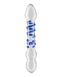Stiklinis dvipusis dildo „Glass Dildo Nr. 21“ - Gildo