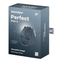 Vibruojantis antpirštis - penio žiedas „Perfect Pair 2“ - Satisfyer