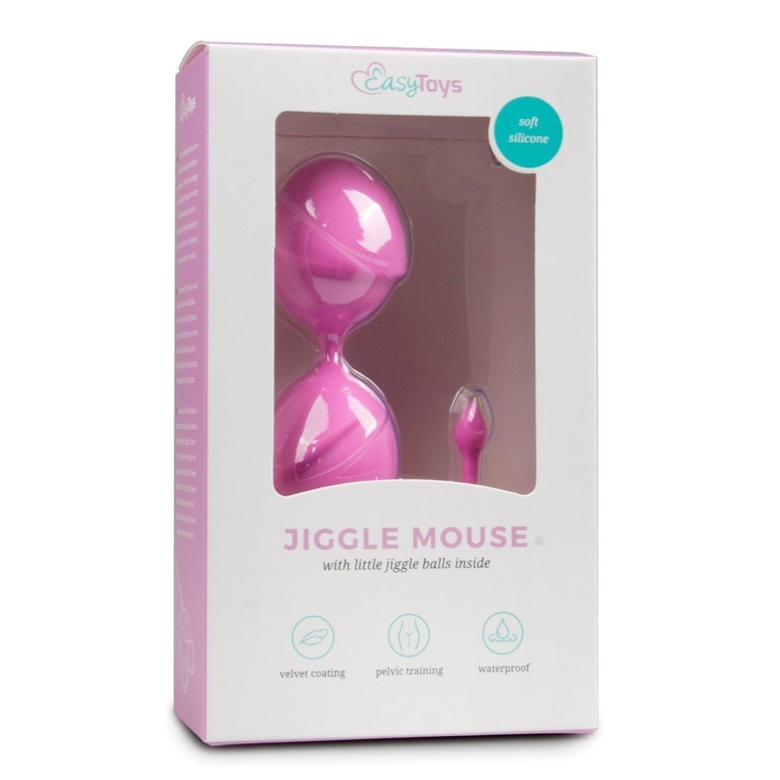 Vaginaliniai kamuoliukai „Jiggle Mouse Straight“ - EasyToys