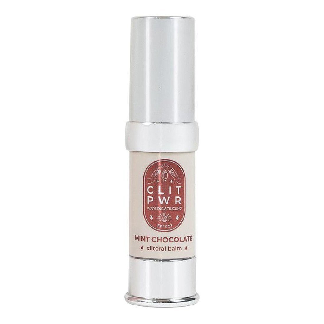 Stimuliuojantis balzamas klitoriui „Clit PWR - Mint Chocolate“, 15 ml - Secret Play