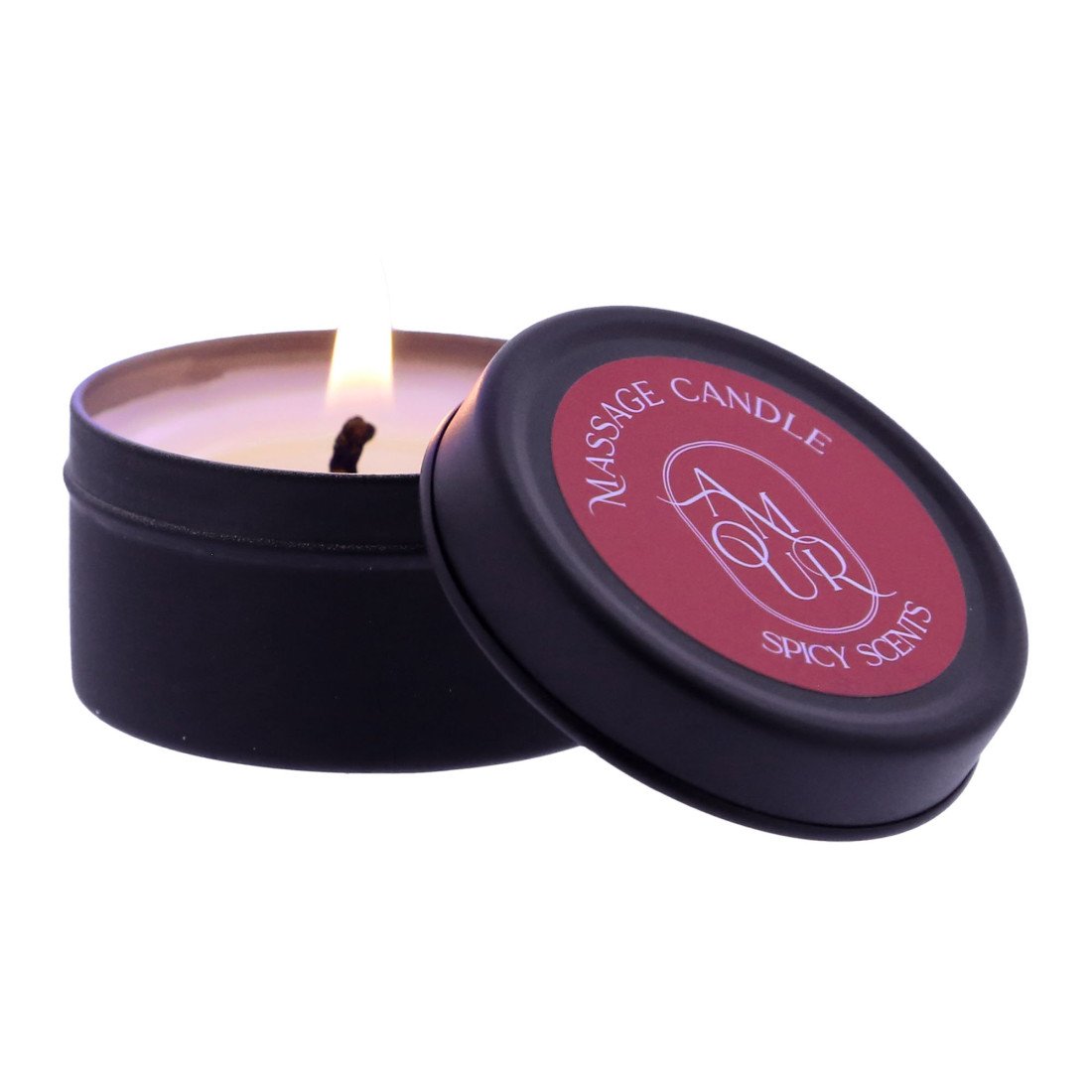 Masažinė žvakė „Amour Spicy Scents“, 30 ml - Dream Toys