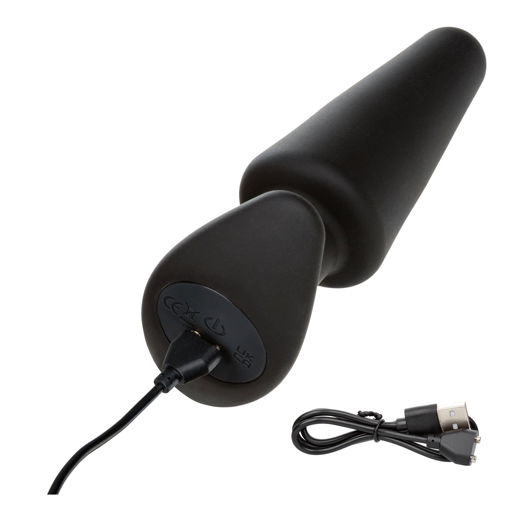 Vibruojantis analinis kaištis „Rock Bottom Tapered Probe“ - CalExotics