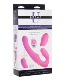 Įkraunamas strap-on dildo be dirželių „U-Pulse“ - Strap U