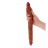 Dvigubas dildo „Foreskin Doubledong 40 cm“ - Get Real