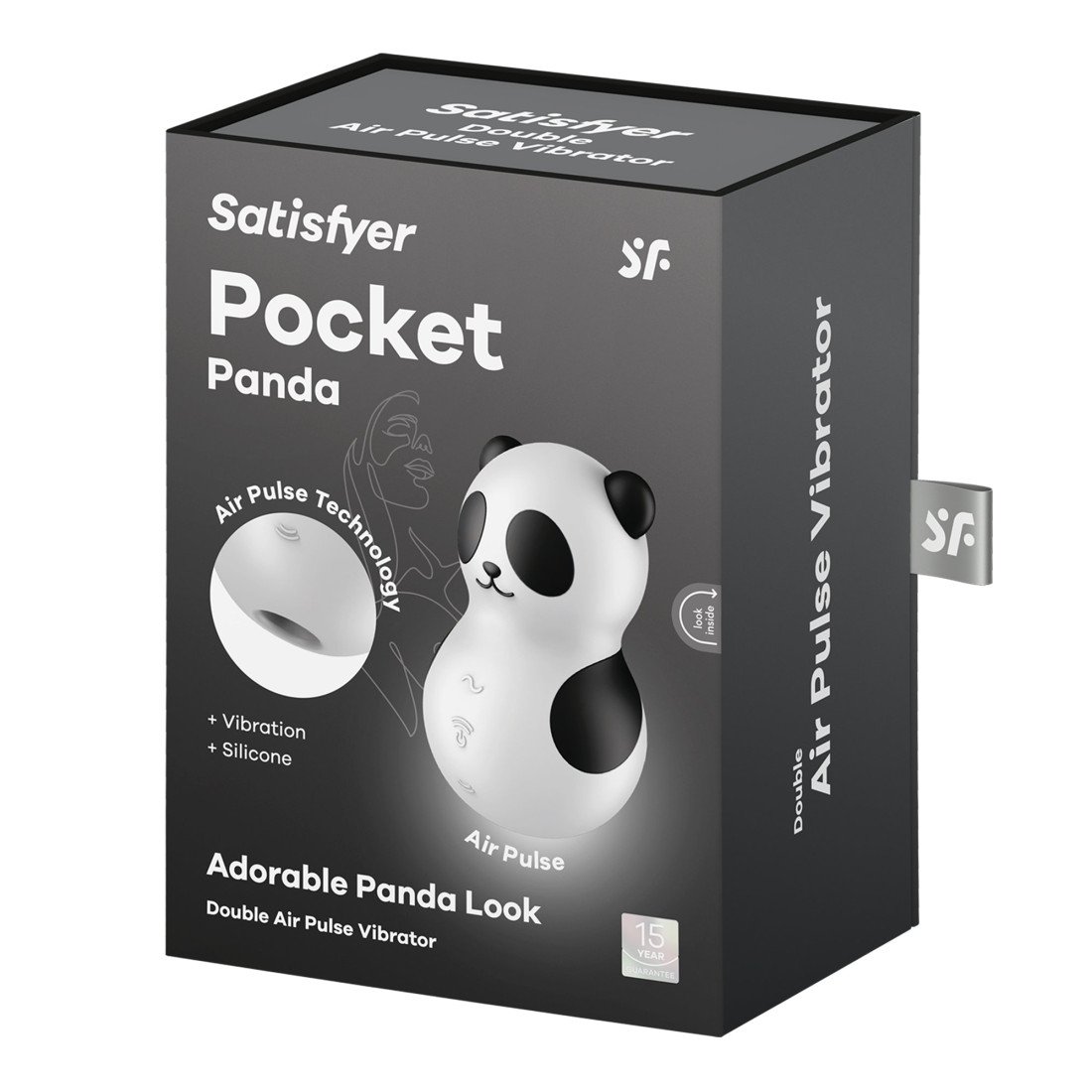 Klitorinis stimuliatorius - vibratorius „Pocket Panda“ - Satisfyer