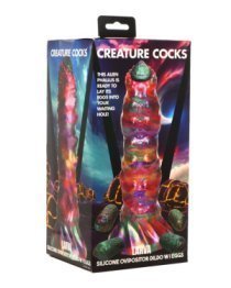 Silikoninis dildo „Larva“ - XR