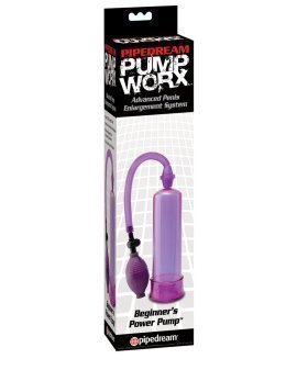 Violetinė penio pompa „Beginners“ - Pump Worx