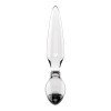 Stiklinis dildo „Triple Crystal 2” - Satisfyer