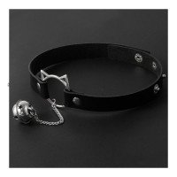 Antkaklis „Choker with Cat Ear Hoop and Bell“ - Latetobed