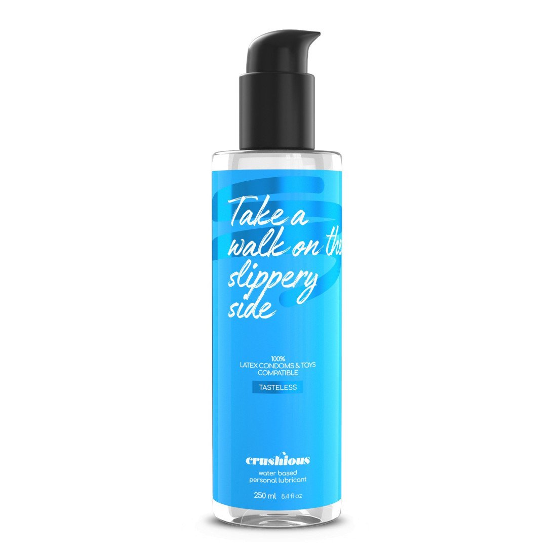 Vandens pagrindo lubrikantas „Take a Walk On the Slippery Side“, 250 ml - Crushious