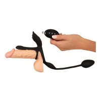 Vibruojantis penio žiedas - kaištis „RC Multi Function“ - Couples Choice