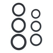 Penio žiedų rinkinys „Classic Silicone Cockring Set“