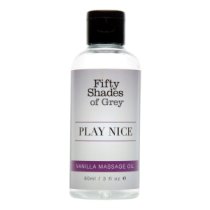 Masažo aliejus „Play Nice“, 90 ml - Penkiasdešimt pilkų atspalvių kolekcija