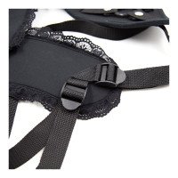 Strap-on diržas „Lace Edge Strap-on with Silicone Ring“ - Latetobed