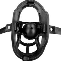 Kaukė su burnos kaiščiu „Xtreme Muzzle with Removable Ball Gag“ - Ouch!