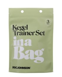 Vaginalinių kamuoliukų rinkinys „Kegel Trainer Set in a Bag“ - Doc Johnson