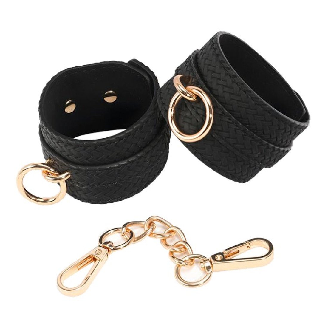 Antrankiai „Weaving patterns wrist cuff Golden Chain“ - Latetobed