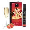 Purškalas oraliniam seksui „Waves of Pleasure Sparkling Strawberry Wine“, 20 ml - Shunga