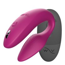 Rožinis išmanusis vibratorius poroms „Sync 2“ - We-Vibe