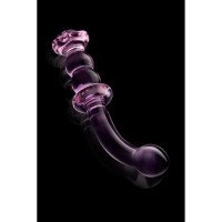 Stiklinis G taško dildo „Glaze Rosebud G-Spot Dildo“ - Dream Toys